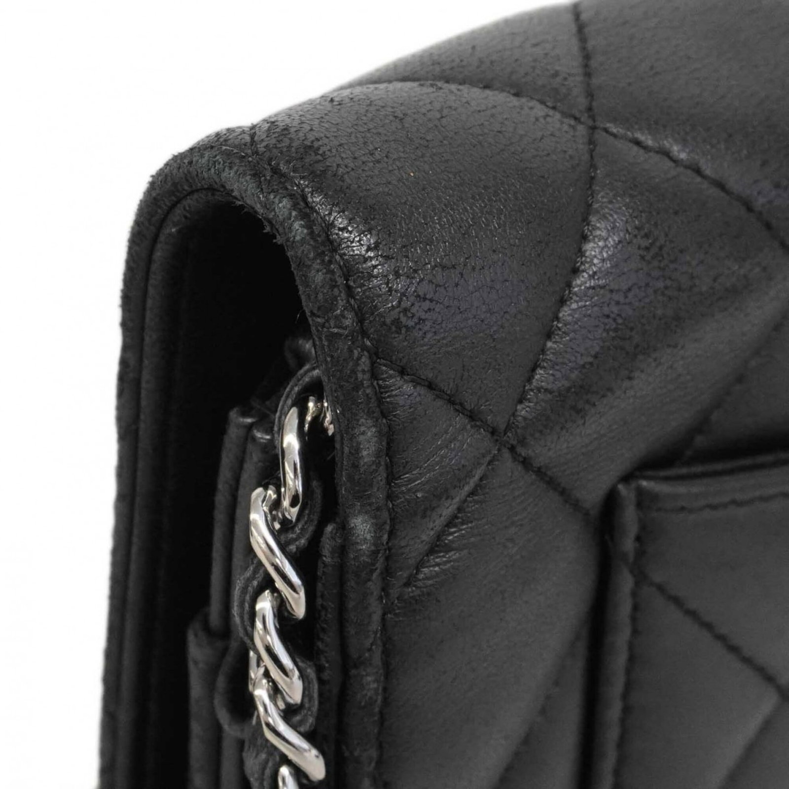 Chanel Chain/Shoulder Wallet Leather - 8