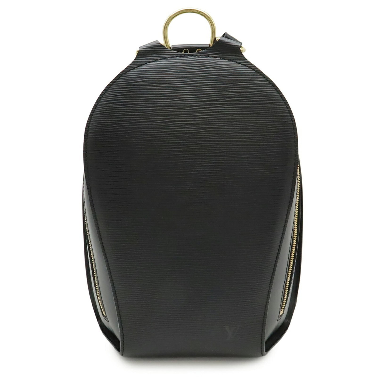 Louis Vuitton Backpack Shoulder Bag Epi Leather: Louis Vuitton Backpack Shoulder Bag Epi Leather Black Epi Leather Louis Vuitton Backpack Shoulder Bag with traces of usage and minor scratches. This used shoulder bag features iconic Epi leather const