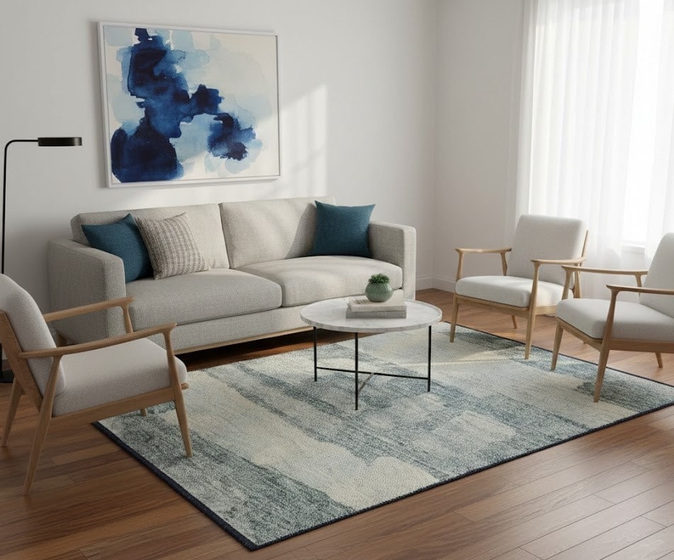 Hand knotted wool carpet - 2