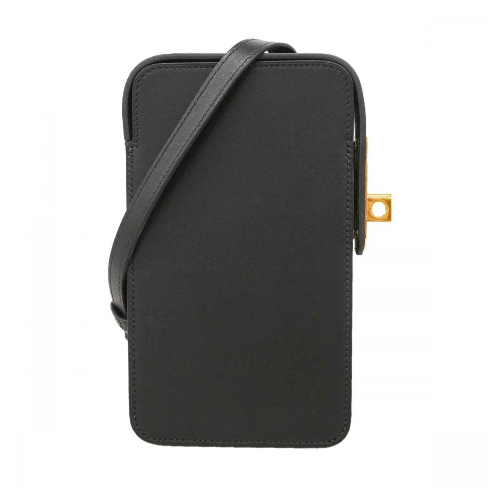 Hermes Shoulder Bag Box Calf Leather: Hermes Shoulder Bag Box Calf Leather Box Calf Leather Shoulder Bag in Black features gold hardware, adding a touch of elegance to its classic design. With a size of 18cm x 10cm x 2.5cm, this bag is pe