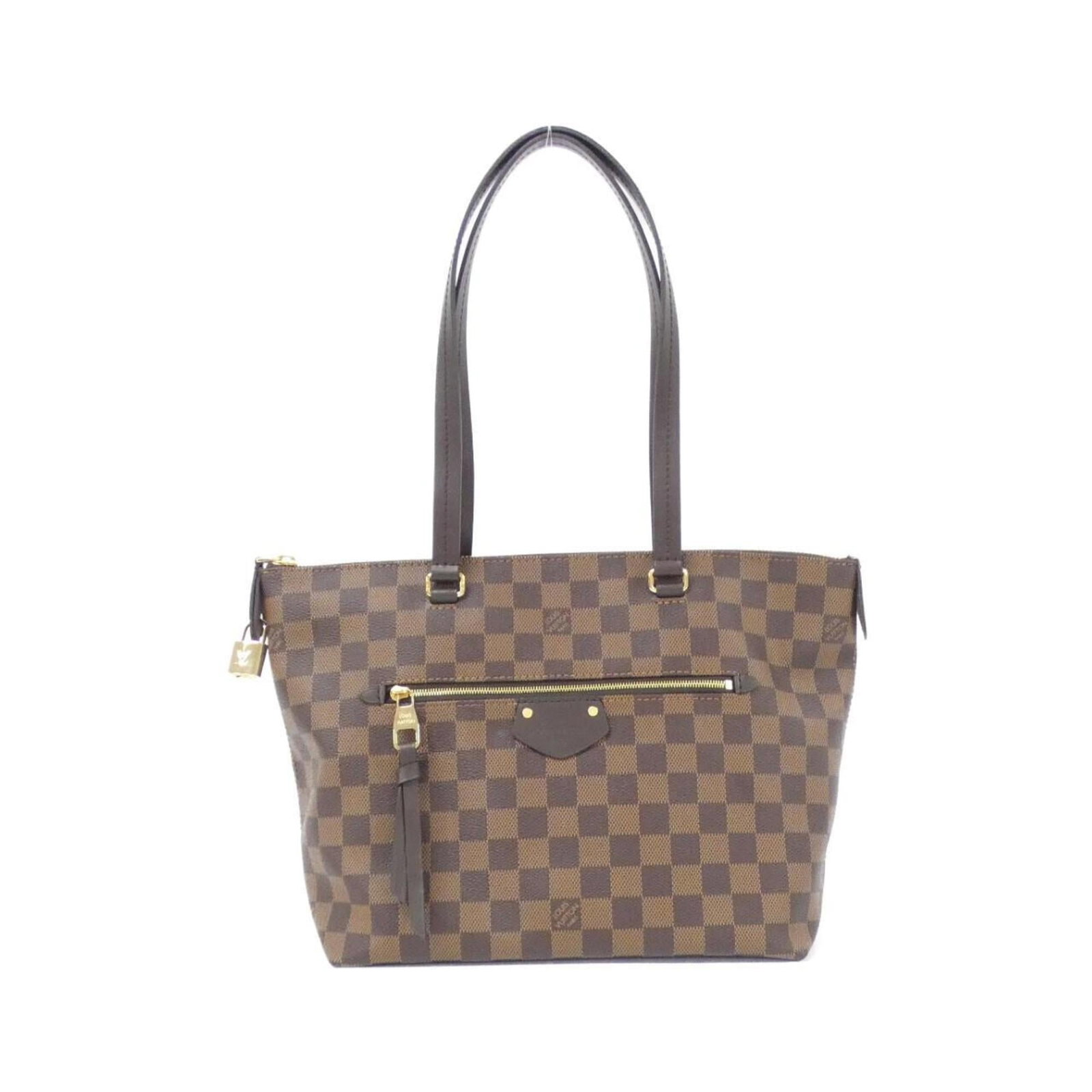 Louis Vuitton Handbag Coated Canvas: Louis Vuitton Handbag Coated Canvas The Louis Vuitton Handbag Coated Canvas boasts a timeless design with its Ebene color and gold hardware, adding a touch of sophistication to any outfit. Made from h