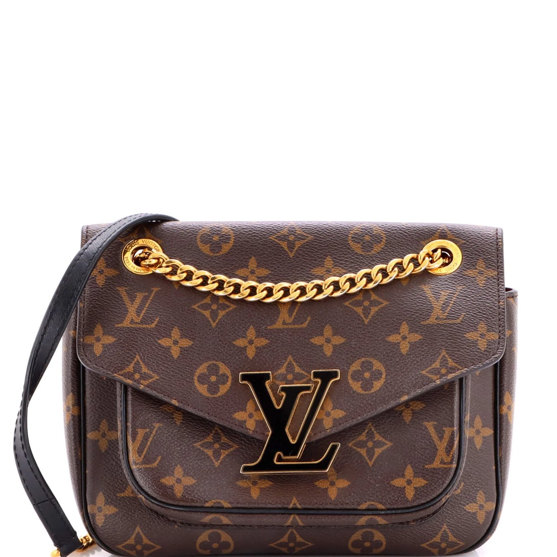 Handbag Canvas Monogram Passy Louis Vuitton: Handbag Canvas Monogram Passy Louis Vuitton The Louis Vuitton Passy Cross Body Bag boasts a timeless design with its classic monogram canvas exterior in rich brown. With minor creases and discoloratio