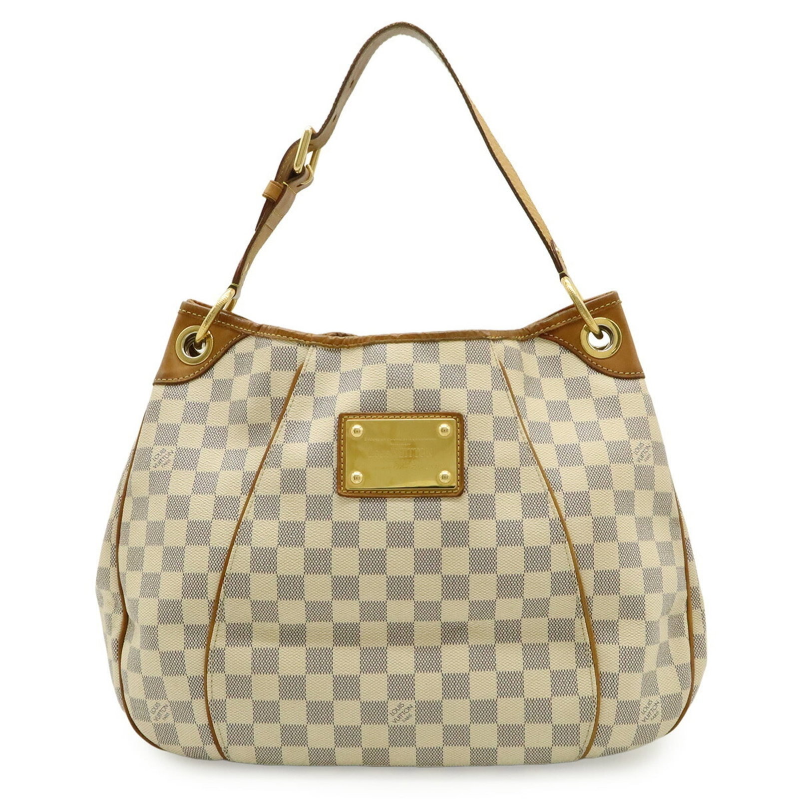 Louis Vuitton Shoulder Bag Tote Bag Damier Azur Canvas: Louis Vuitton Shoulder Bag Tote Bag Damier Azur Canvas Damier Azur canvas adds a touch of classic elegance to this pre-owned Louis Vuitton shoulder bag tote. Measuring 29.5cm x 32cm x 11.5cm, the ivor