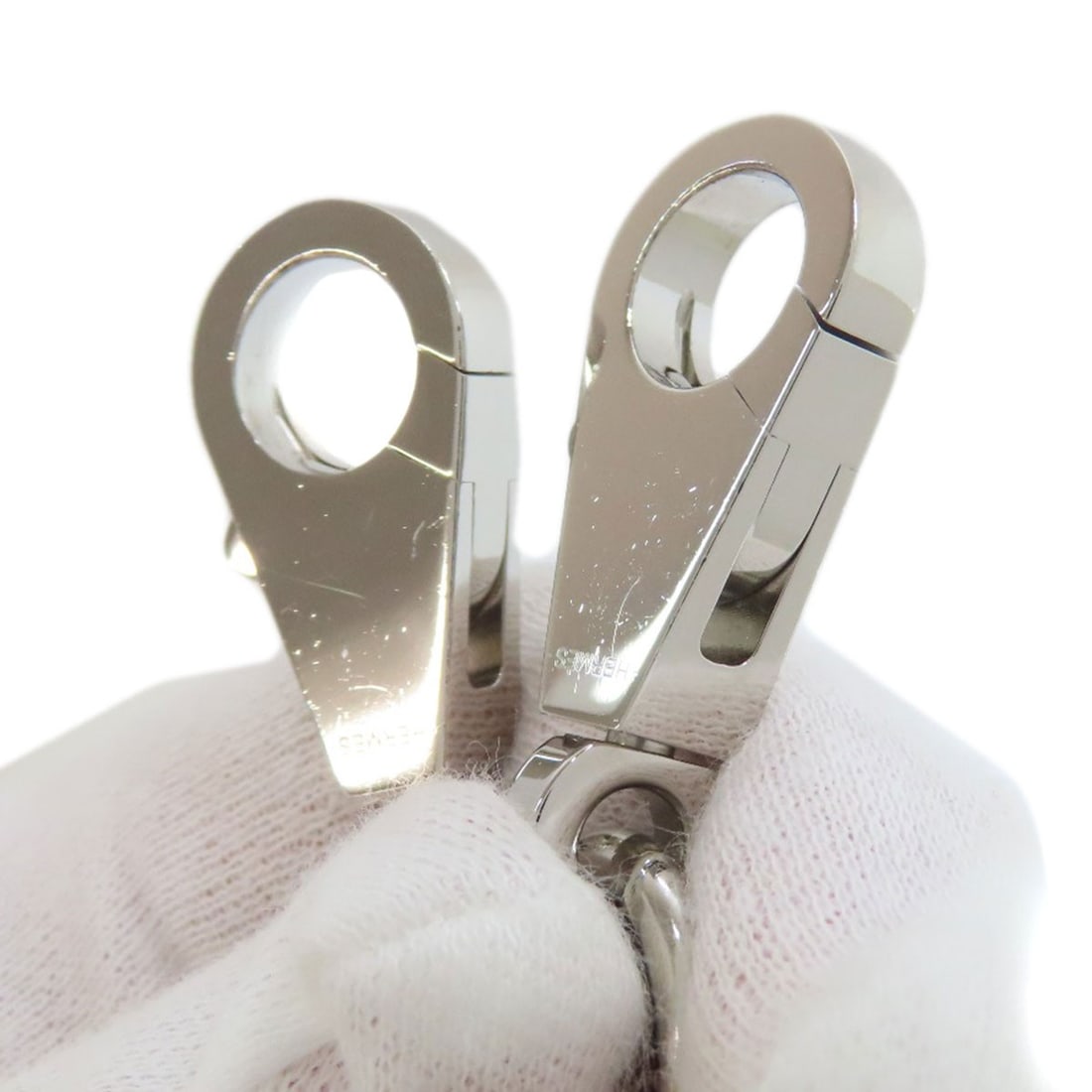 Silver bandouliere flipper sangle shoulder strap hardware - 8