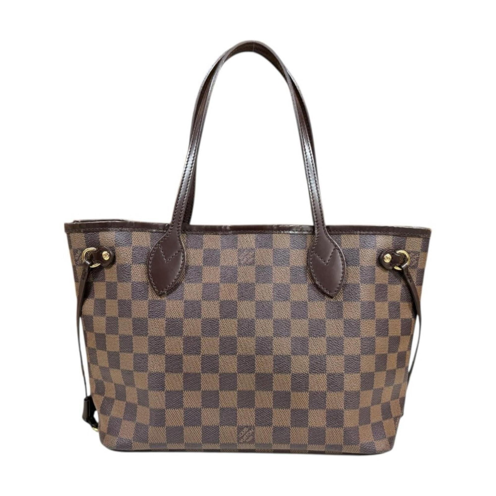 Louis Vuitton Tote Bag Damier Canvas: Louis Vuitton Tote Bag Damier Canvas Brown Damier Canvas Louis Vuitton Tote Bag with a few traces of usage and some scratches/dirt. The bag's classic design and iconic pattern make it a timeless