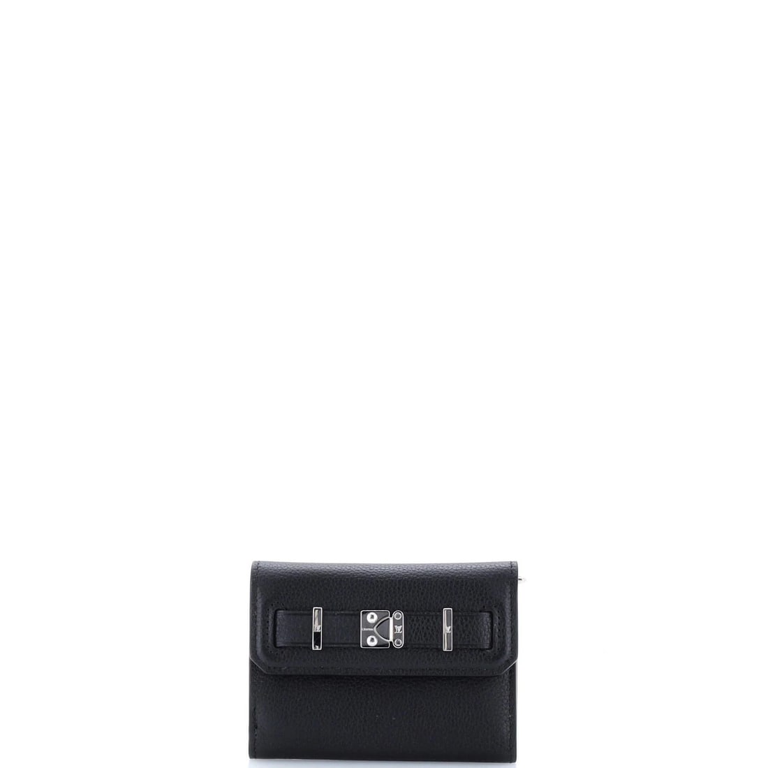 Louis Vuitton Georges Wallet Leather: Louis Vuitton Georges Wallet Leather The Louis Vuitton Georges Wallet Leather boasts sleek black leather exterior and interior, complemented by silver hardware. This wallet features classic