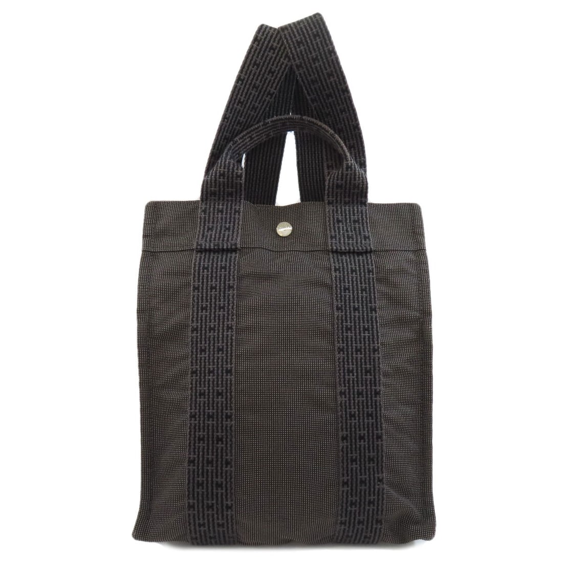 Hermes Daypack Canvas Backpack Pm Add Her Line: Hermes Daypack Canvas Backpack Pm Add Her Line Canvas backpack with gray exterior from HERMES. Features A* Daypack style and notable canvas material. Signed by artist, this backpack bears a
