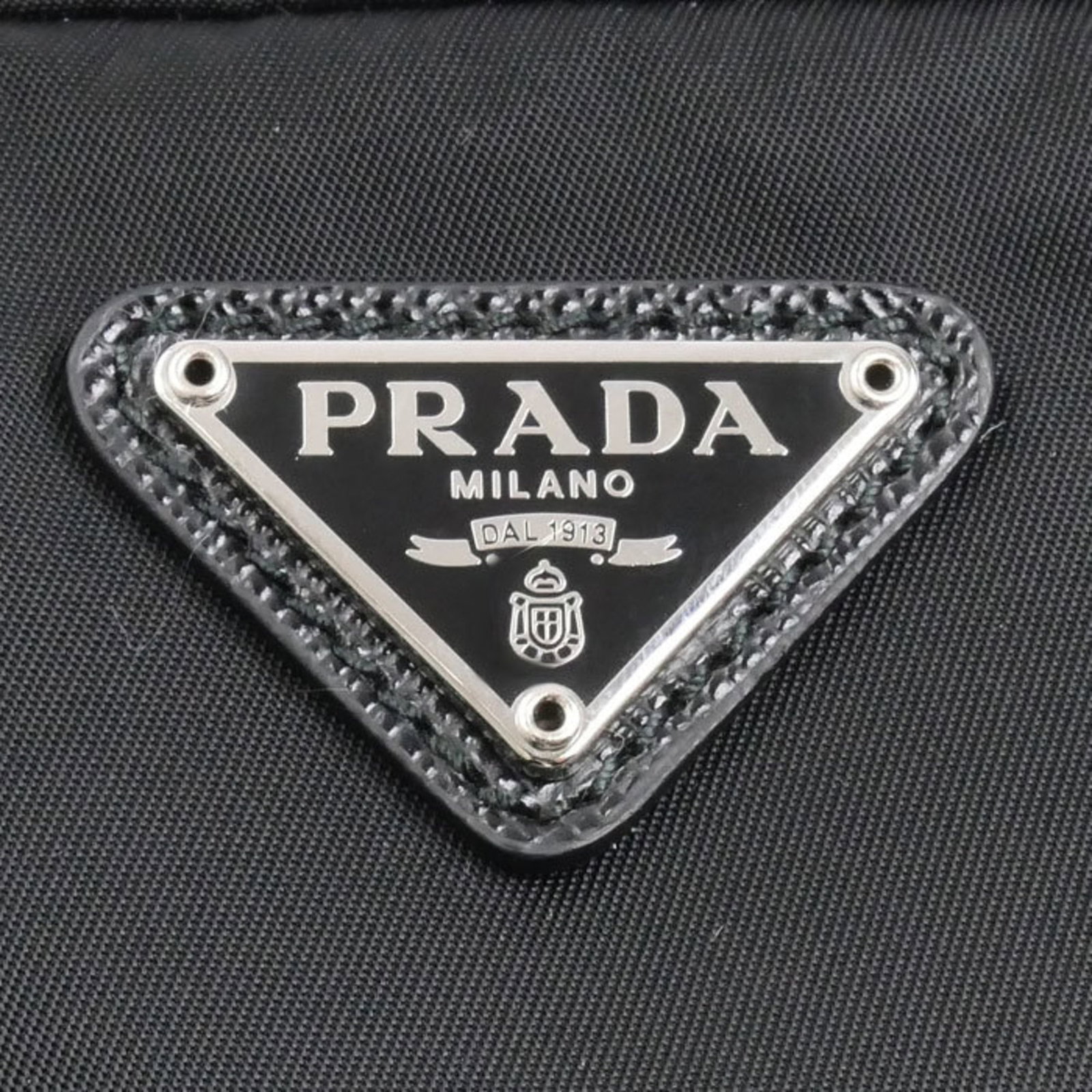 Prada Pouch Leather Nylon - 8