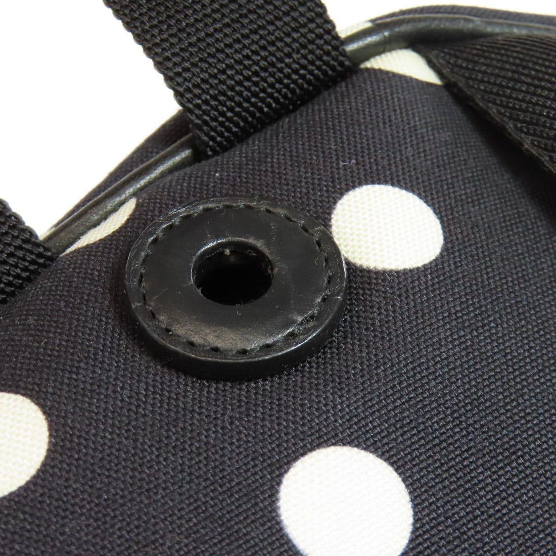 Backpack Saint Laurent Daypack Canvas Pattern Dot - 15
