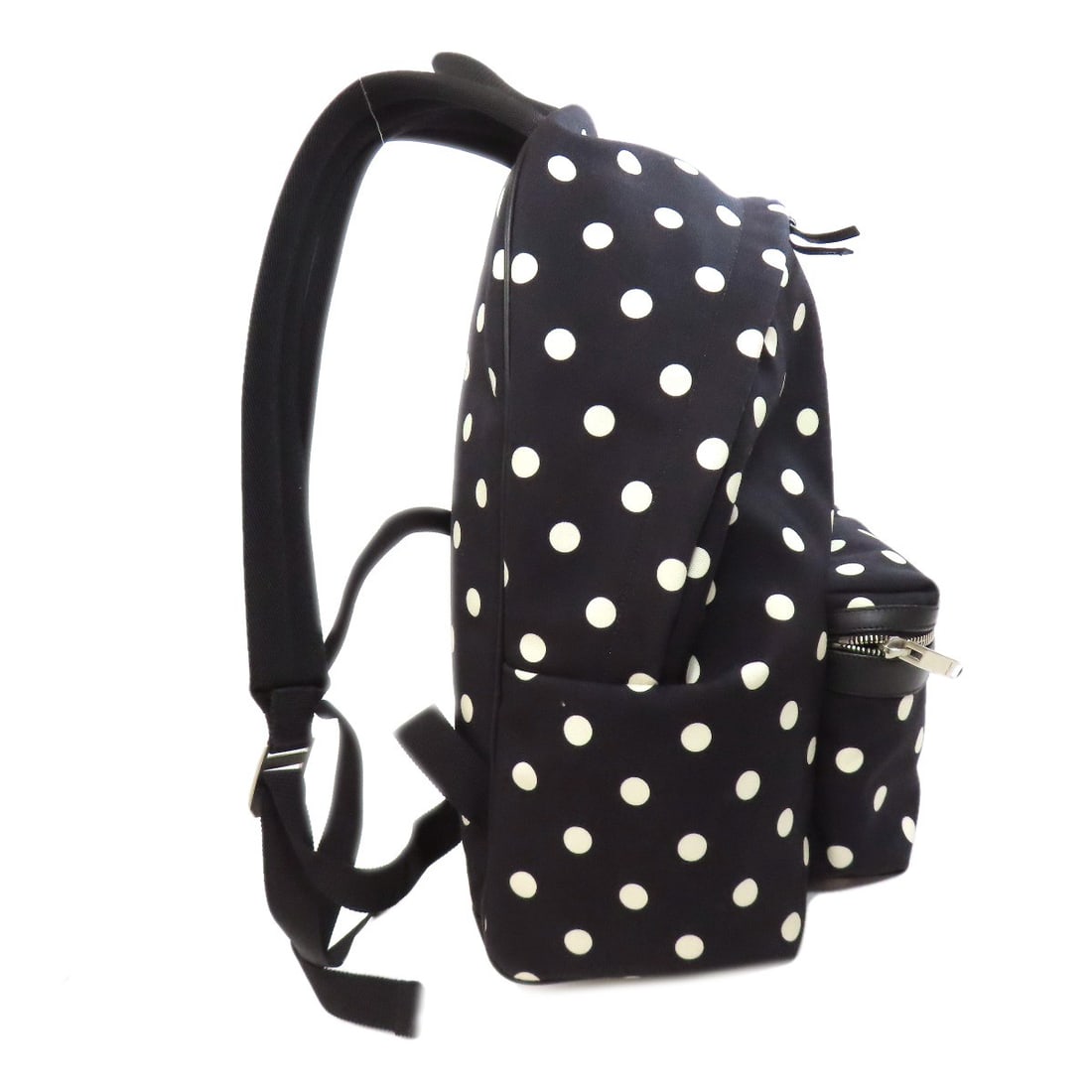 Backpack Saint Laurent Daypack Canvas Pattern Dot - 3