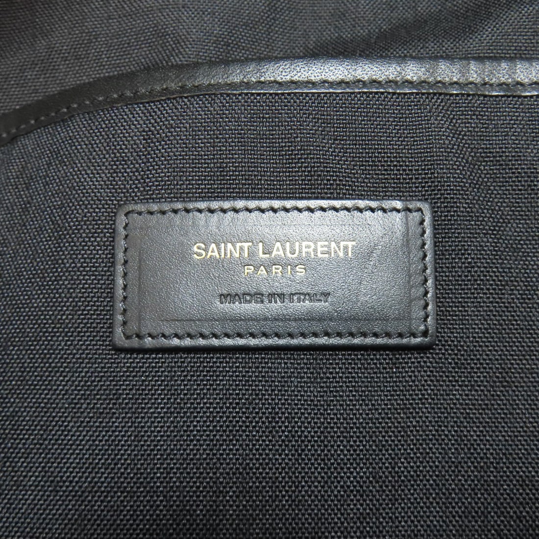 Backpack Saint Laurent Daypack Canvas Pattern Dot - 6