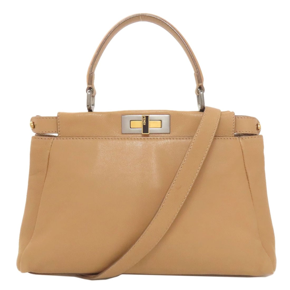 Calf Fendi 2Way Peekaboo Handbag (1 of 20)