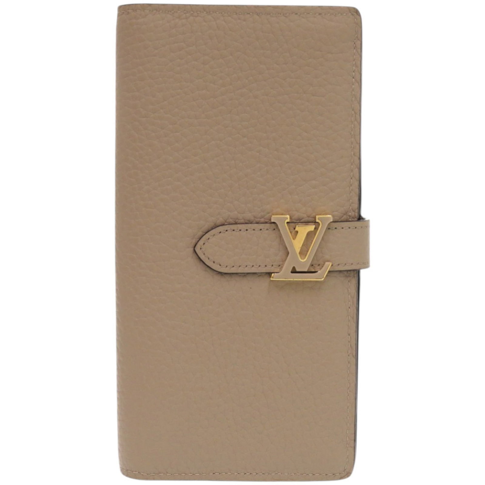 Louis Vuitton Long Wallet (Bi-Fold) Leather Leather: Louis Vuitton Long Wallet (Bi-Fold) Leather Leather Used Louis Vuitton Long Wallet (Bi-Fold) in Galle leather with Taurillon Leather construction. This bi-fold wallet measures 19cm x 10cm x 2cm and fe