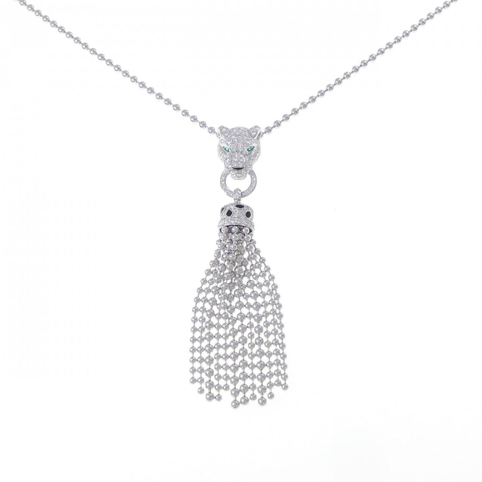 Cartier Panthre Necklace: Cartier Panthre Necklace Cartier Panthre Necklace features a stunning pendant with a rich history. Made from white gold, this necklace boasts a striking design with hardly any traces of usage, making