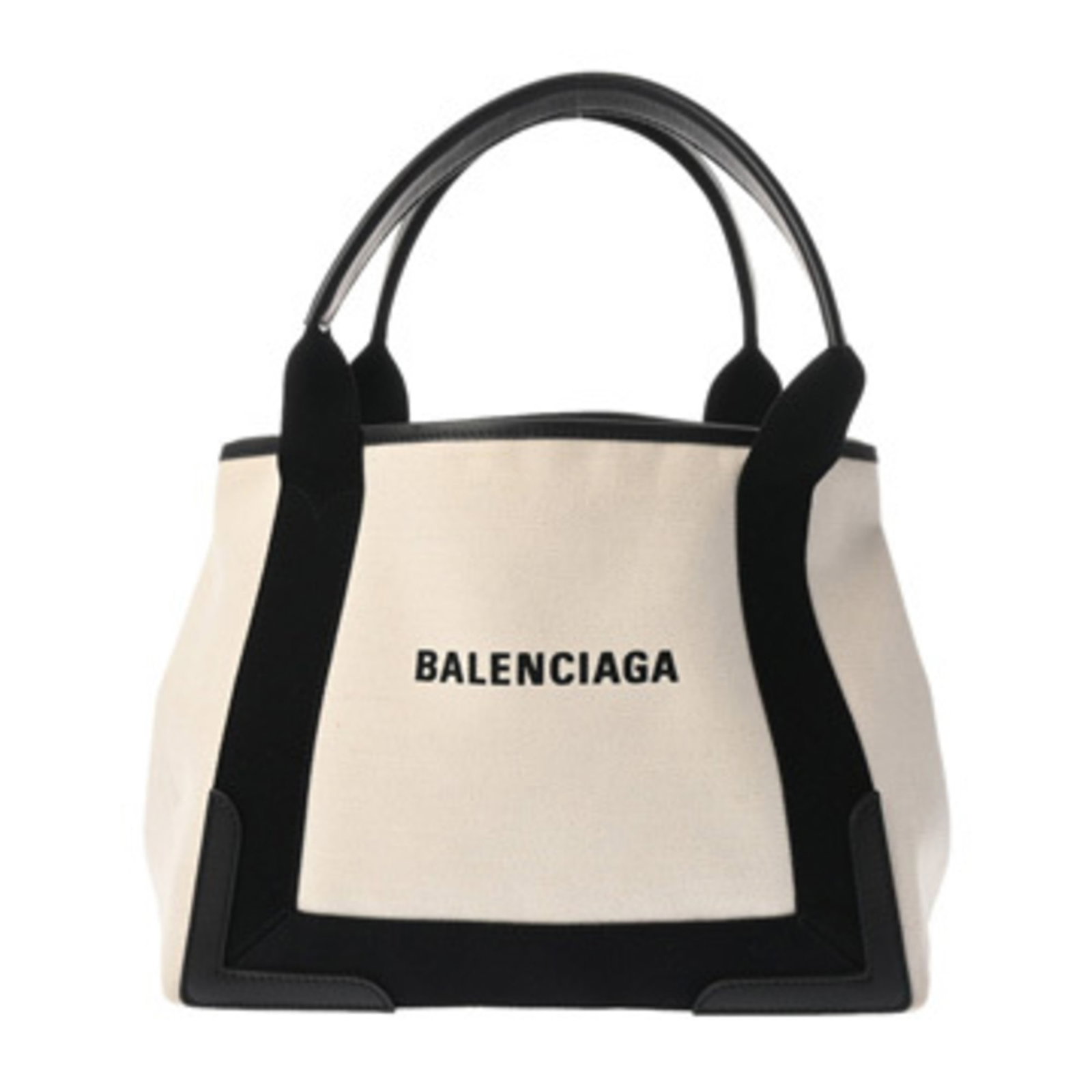 Balenciaga Handbag Pouch Canvas Leather: Balenciaga Handbag Pouch Canvas Leather Canvas and leather combine in this Balenciaga Handbag Pouch, featuring a black color with silver hardware. The item has been used, with traces of scratches and 