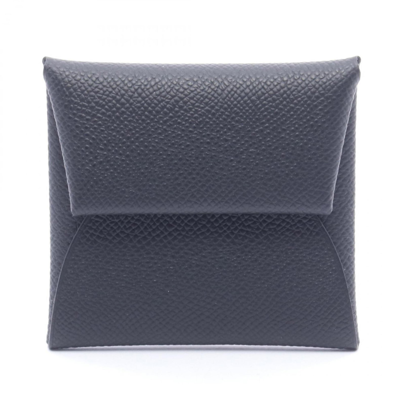 Hermes Coin Purse/Coin Case Epsom Leather Leather: Hermes Coin Purse/Coin Case Epsom Leather Leather Epsom leather coin purse with classic design, featuring black finish and precise measurements of 8cm x 8.5cm x 1cm. This used item shows some signs