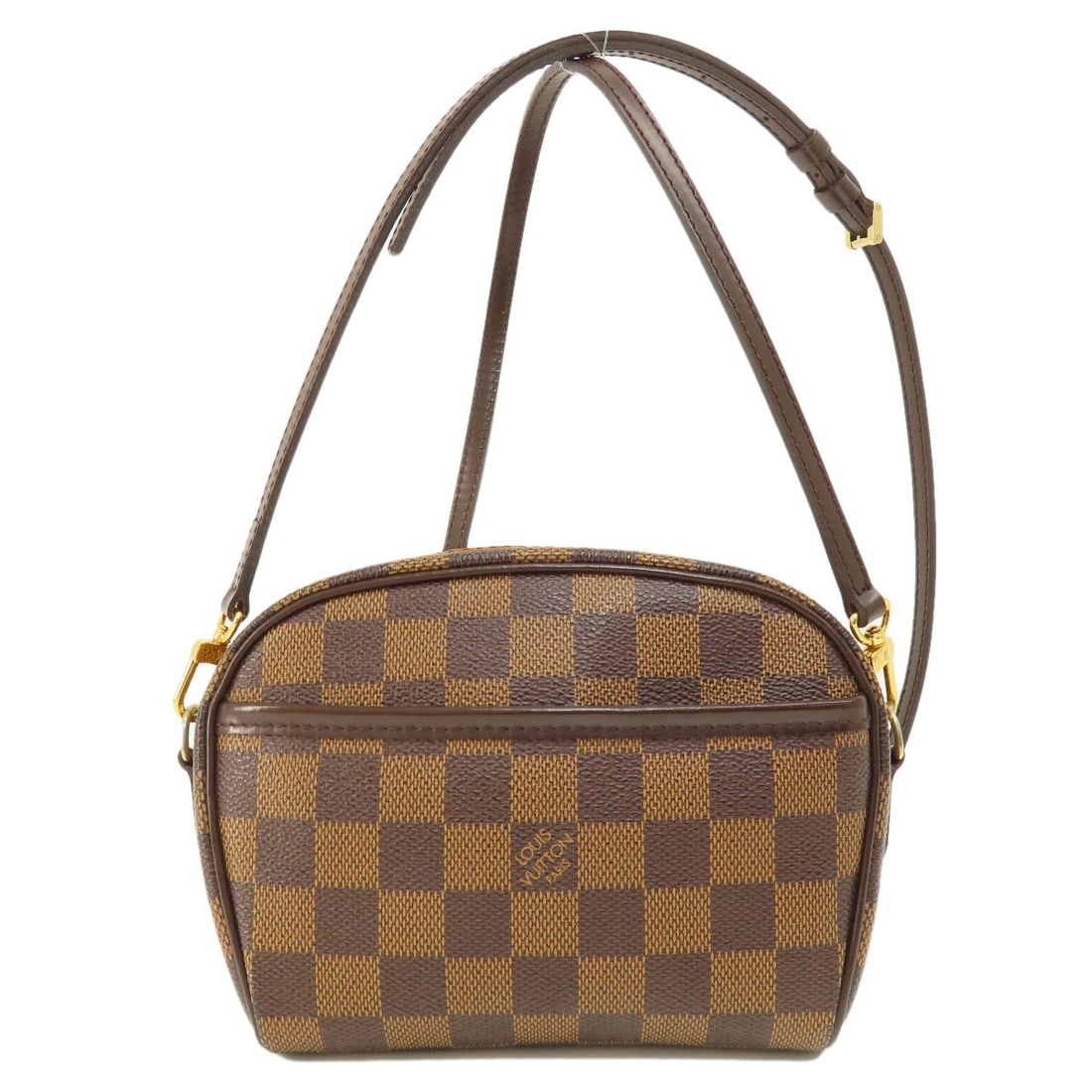 Damier Ebene Pochette Bag N51296 Louis Vuitton: Damier Ebene Pochette Bag N51296 Louis Vuitton Damier Ebene Pochette Bag N51296 Louis Vuitton. This iconic shoulder bag features Damier canvas exterior in Ebene color and boasts a classic design.