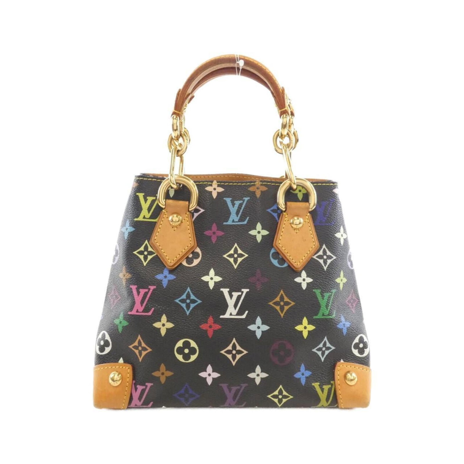 Louis Vuitton Handbag Coated Canvas: Louis Vuitton Handbag Coated Canvas Coated canvas construction provides durability and style. This Louis Vuitton handbag features black and multi-color accents, with a classic design that remains