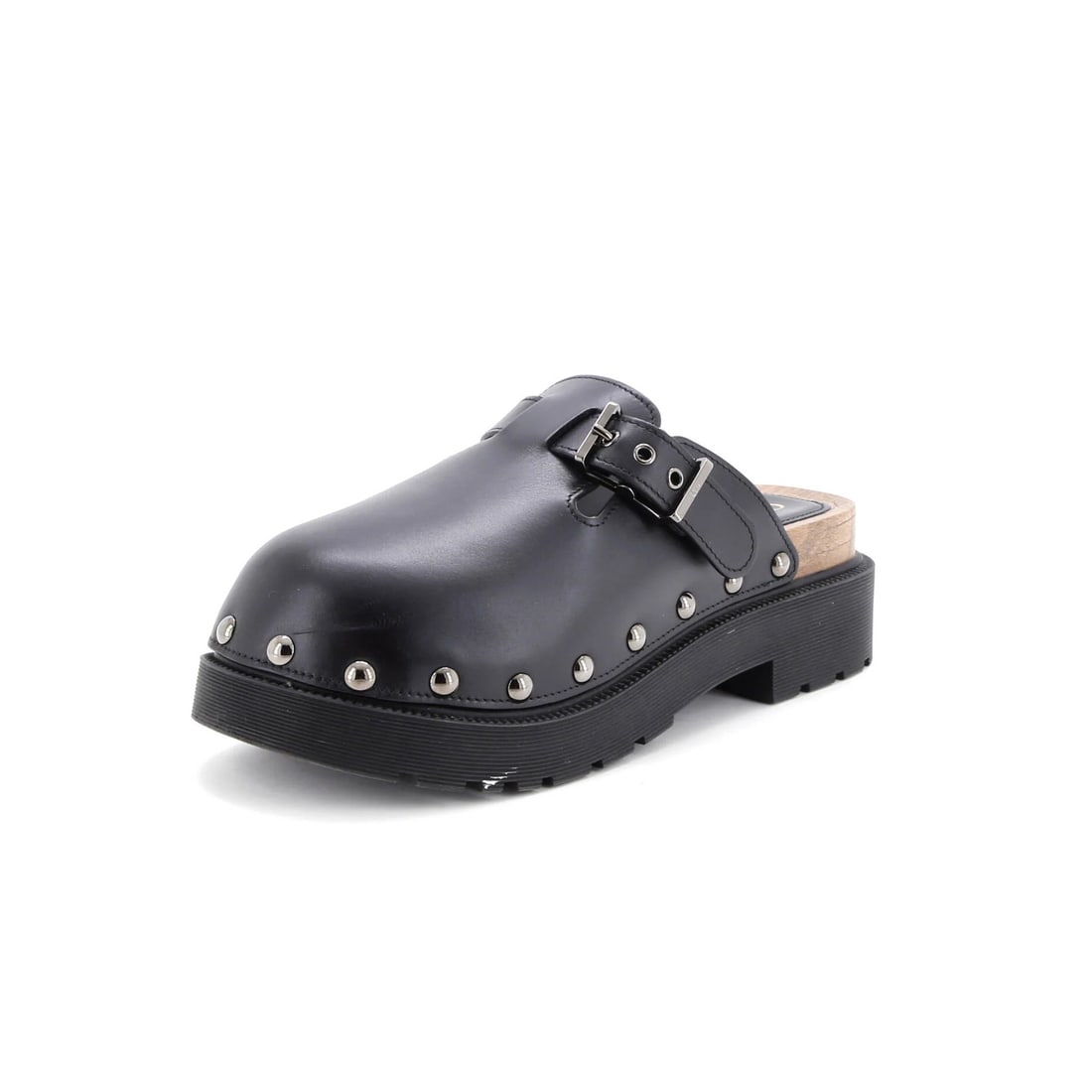 Women's Christian Dior Leather Diorquake Buckle Clogs: Women's Christian Dior Leather Diorquake Buckle Clogs Women's Christian Dior Leather Diorquake Buckle Clogs in black leather feature a unique buckle design and are made with high-quality materials. Th