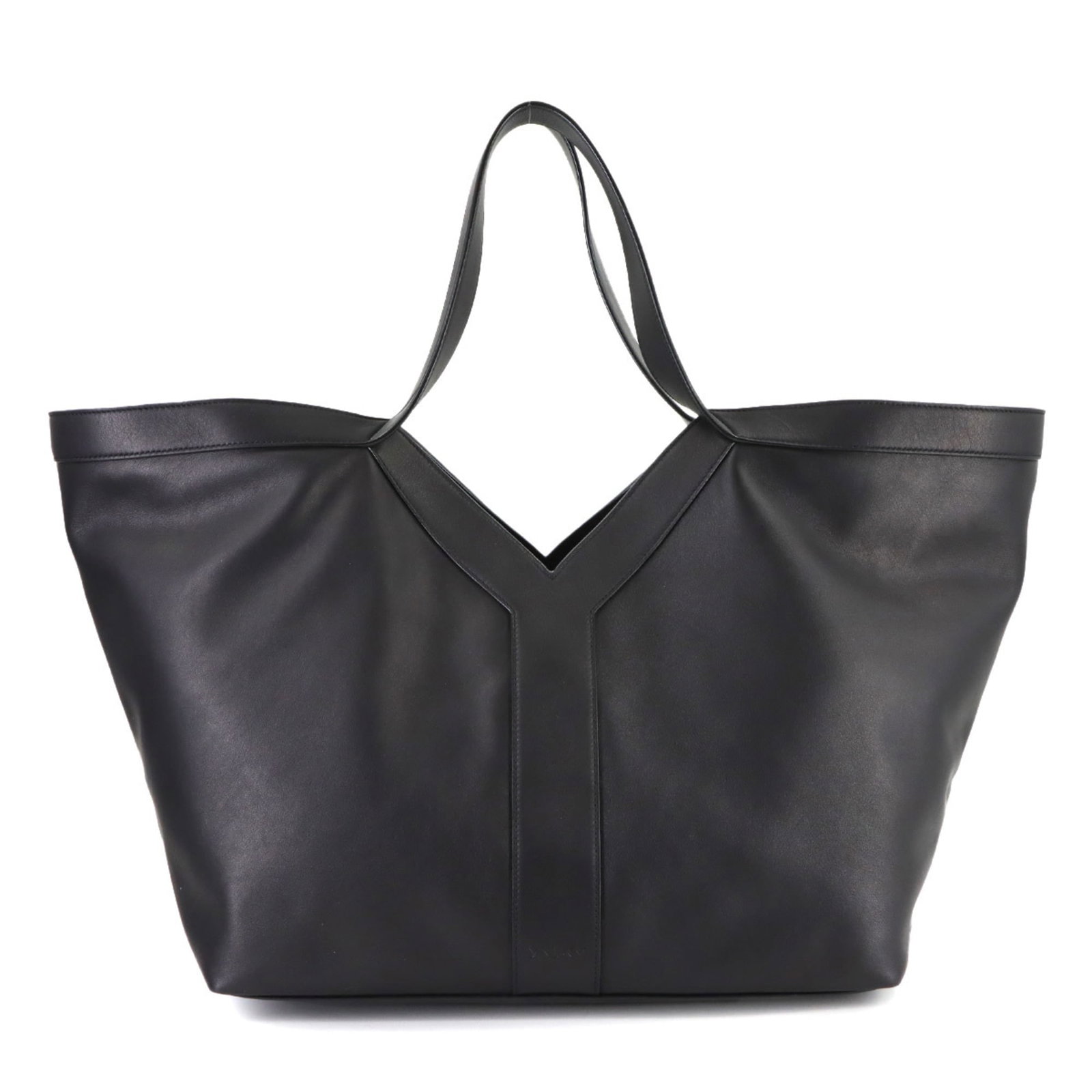 Saint Laurent Handbag Tote Bag Leather: Saint Laurent Handbag Tote Bag Leather Black Saint Laurent Handbag Tote Bag Leather, in mint condition and like new, measures 33cm x 60cm x 21cm. This used tote bag features high-quality leather