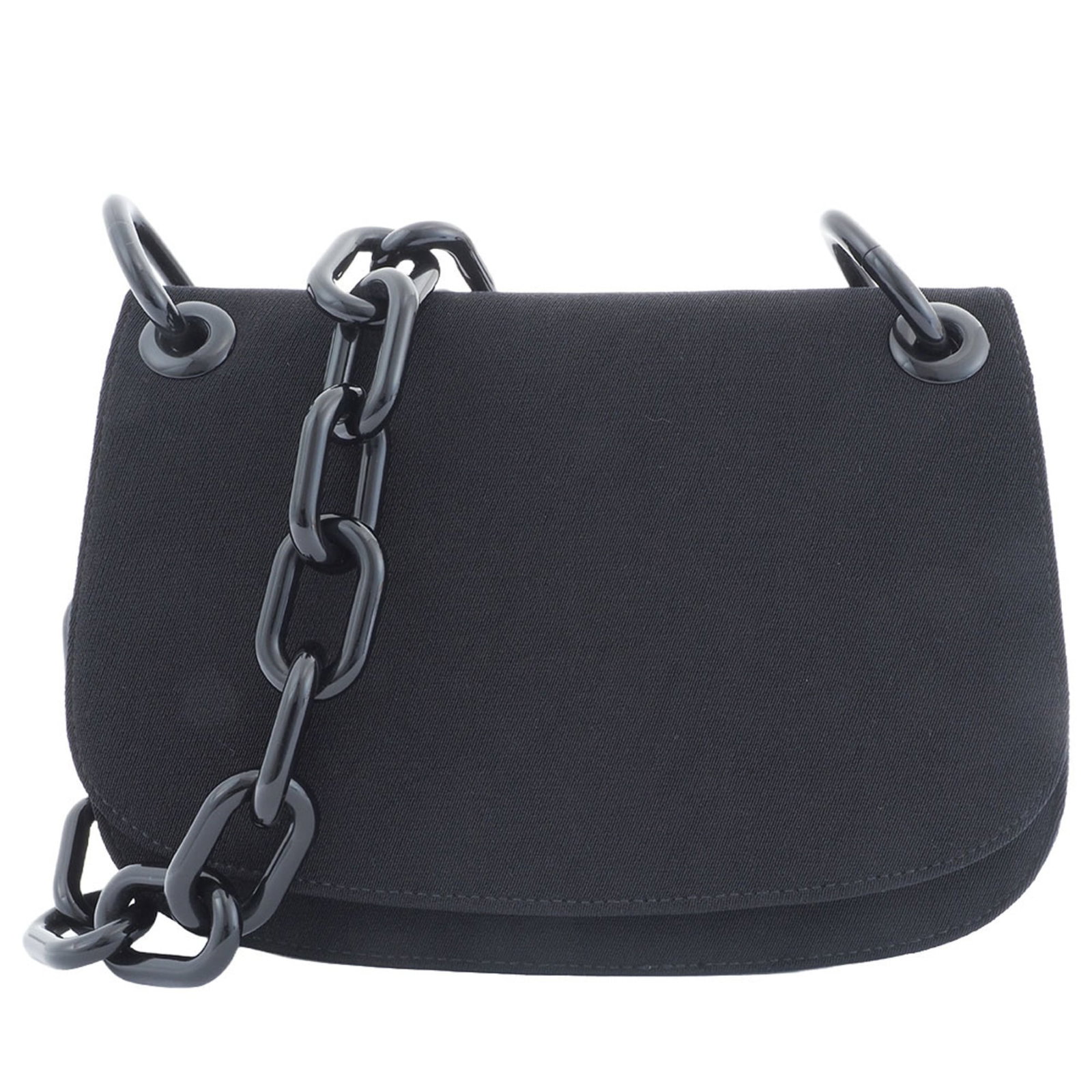 Prada Shoulder Bag Canvas: Prada Shoulder Bag Canvas Canvas Prada Shoulder Bag in Black. This used shoulder bag features canvas material and measures 17cm x 24cm x 4.5cm. With traces of usage and minor scratches, the bag remain