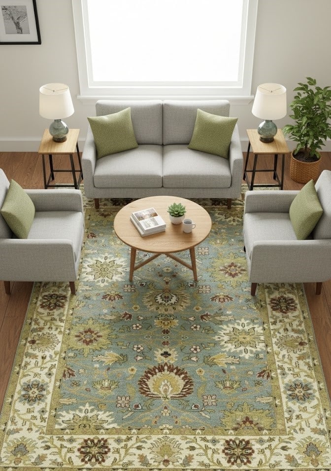 Oriental handmade carpet - 2