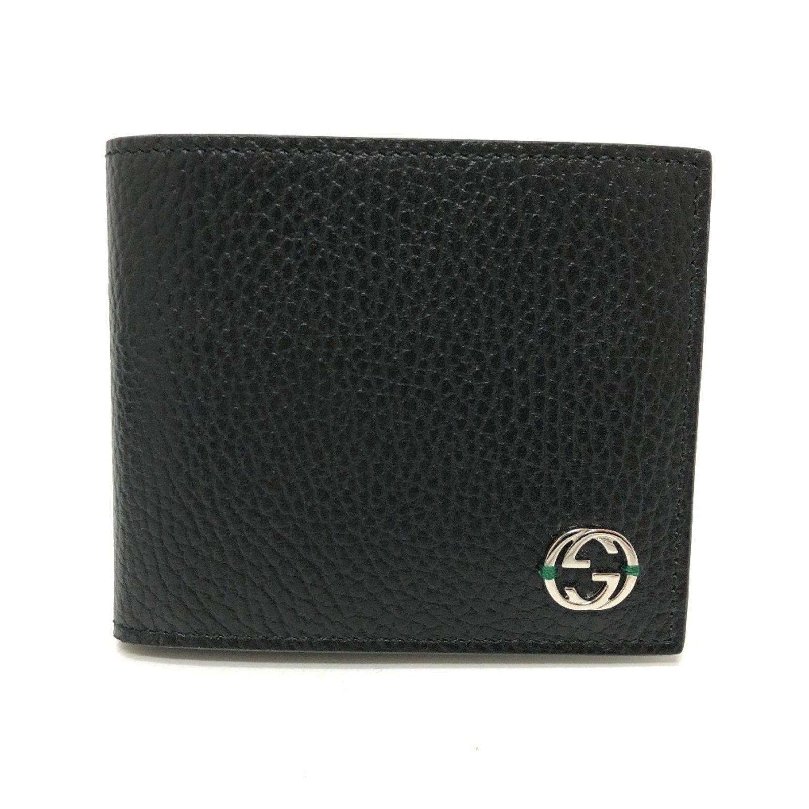 Gucci Wallet (Bi-Fold) Leather: Gucci Wallet (Bi-Fold) Leather Gucci Wallet (Bi-Fold) Leather - A sleek and timeless accessory. Made from high-quality leather, this bi-fold wallet features a classic design with clean lines and a sop