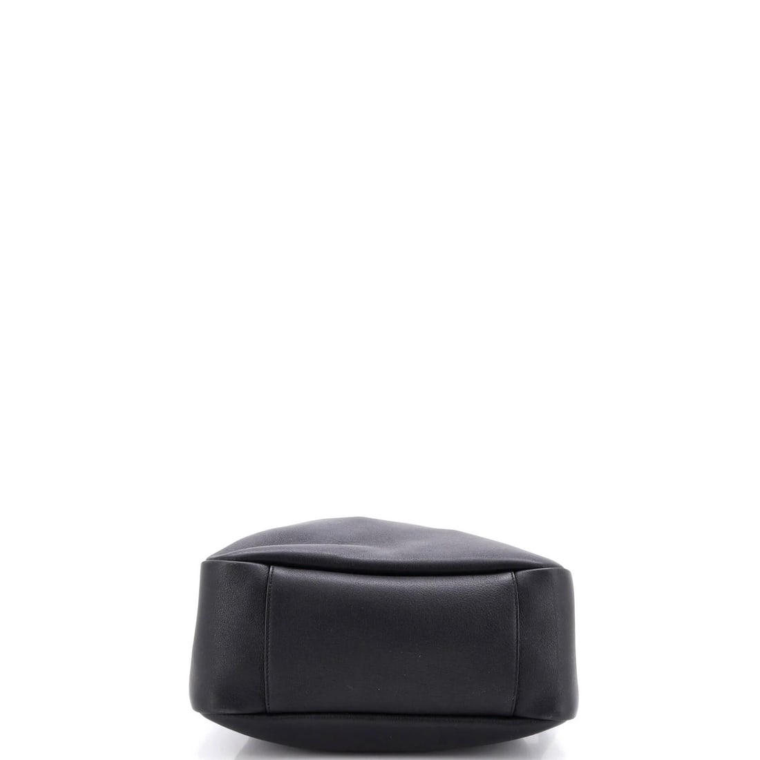 Leather hobobag in supple large size - 4