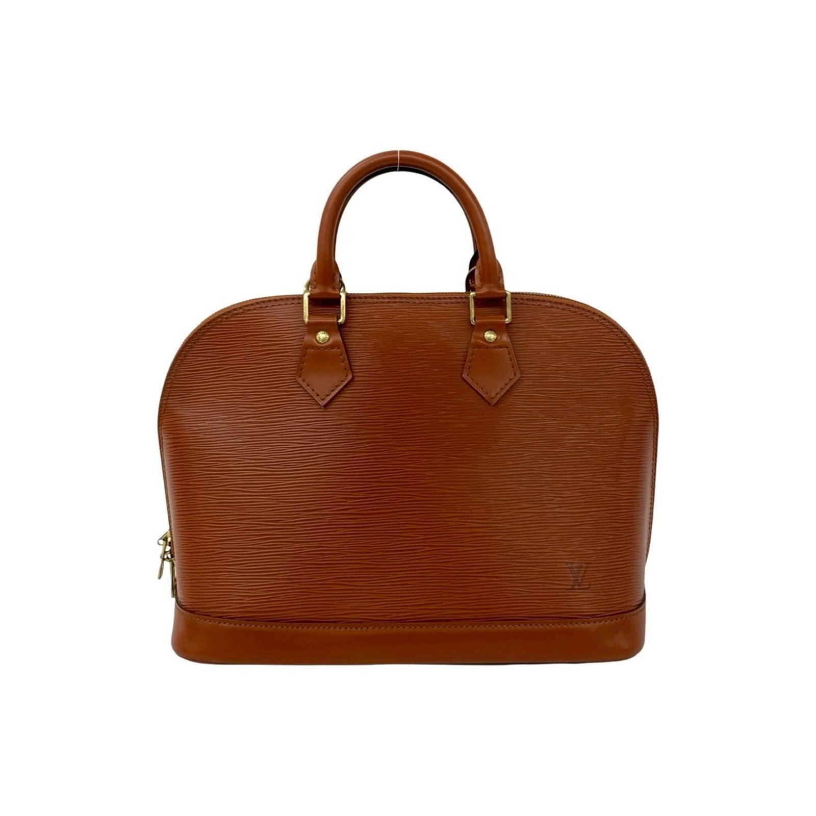 Louis Vuitton Boston Bag Handbag Leather: Louis Vuitton Boston Bag Handbag Leather Brown Louis Vuitton Boston Bag Handbag Leather, with traces of usage and minor scratches, offers a classic design in a rich brown leather. Measuring 24cm x