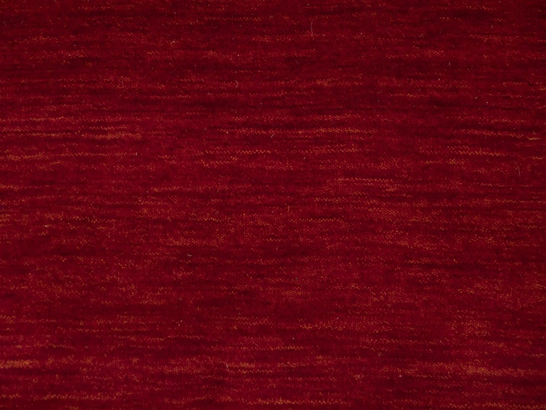 Solid Red 3x10 Design Wool Runner Rug Gabbeh Home Decor - 8