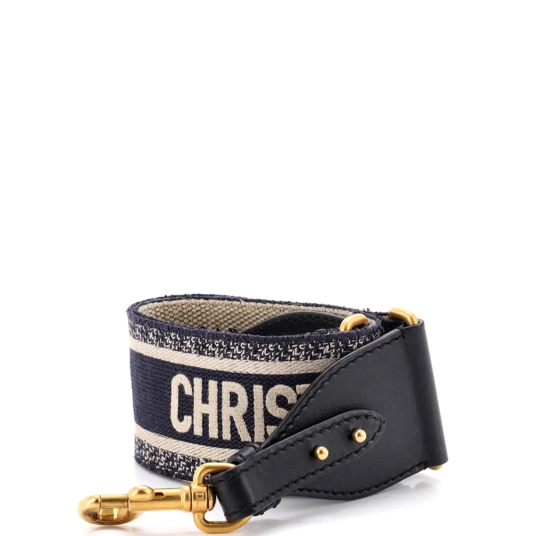 Christian Dior Logo Canvas Embroidered Shoulders Strap: Christian Dior Logo Canvas Embroidered Shoulders Strap This Christian Dior logo canvas embroidered shoulder strap features a striking blue exterior with intricate embroidery. Measuring 37 inches in le