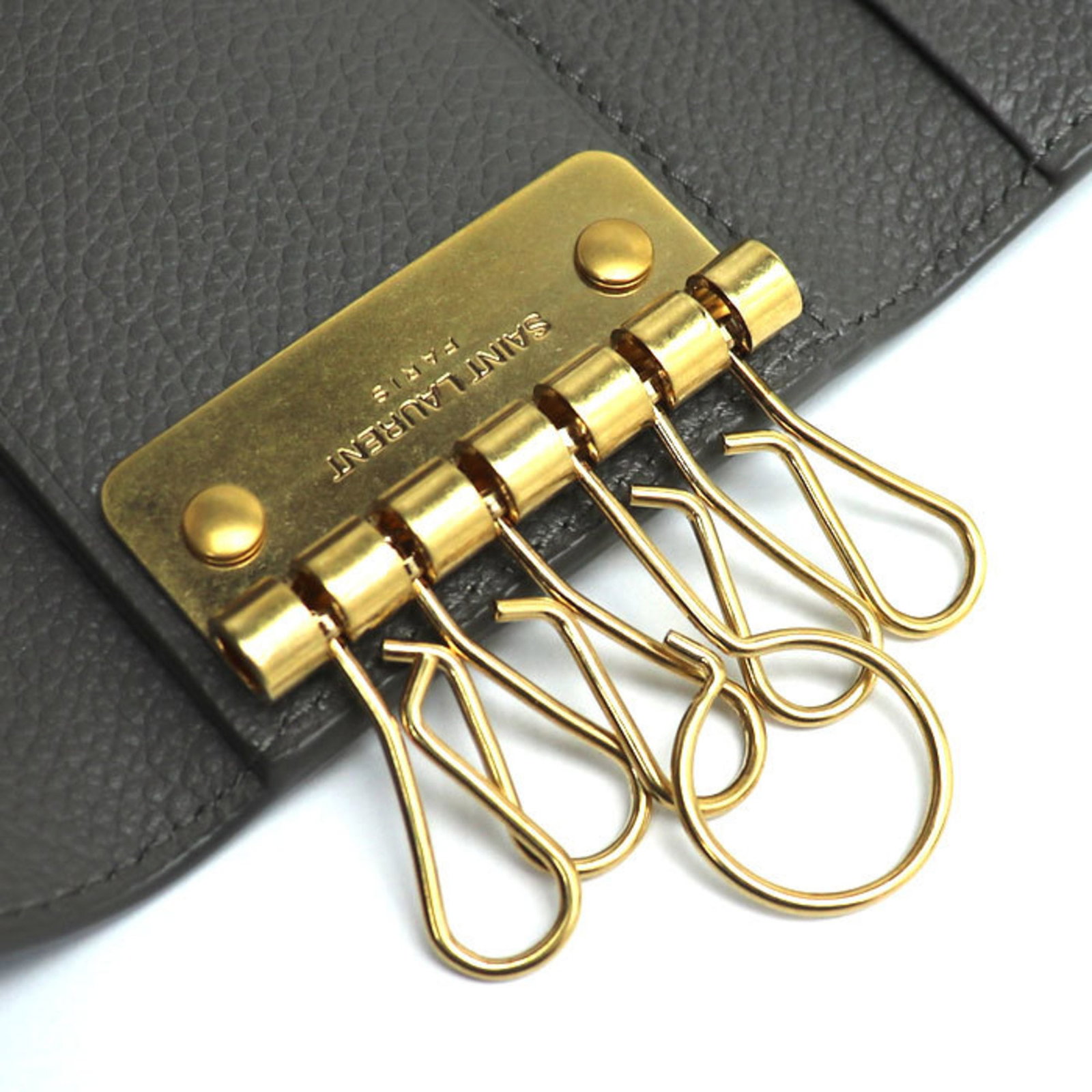 Saint Laurent Keycase Leather - 5