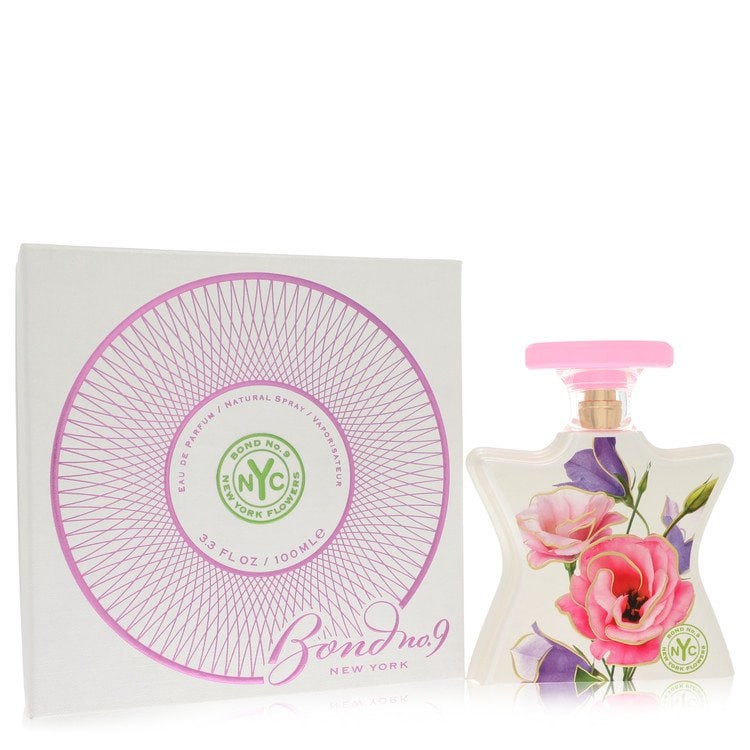 Bond No. 9 New York Flowers Perfume By Bond No. 9 Eau De Parfum Spray: Bond No. 9 New York Flowers Perfume By Bond No. 9 Eau De Parfum Spray Bond No. 9 New York Flowers Perfume By Bond No. 9 Eau De Parfum Spray is a vibrant and feminine fragrance featuring notes of rose,