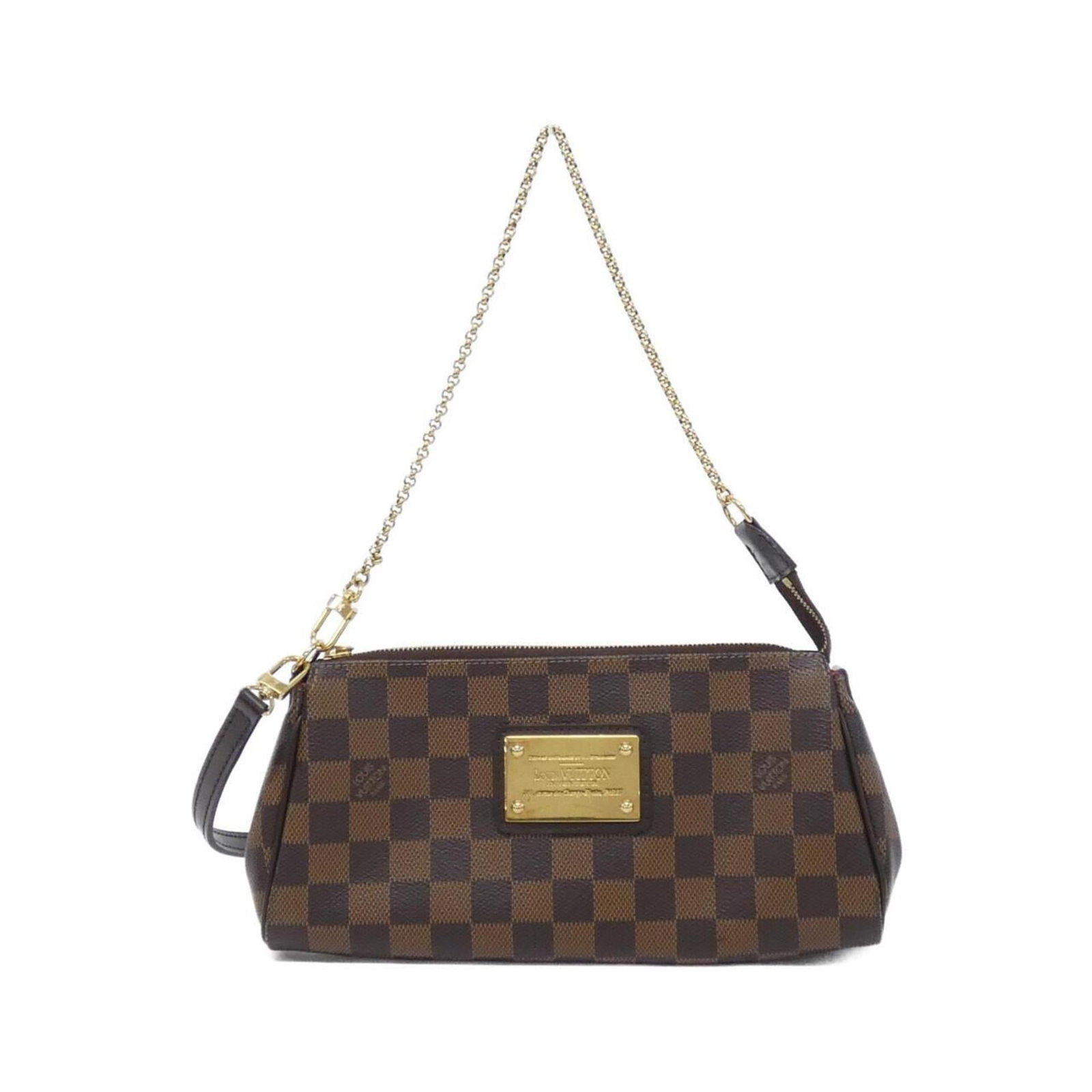 Louis Vuitton Shoulder Bag Coated Canvas: Louis Vuitton Shoulder Bag Coated Canvas The Louis Vuitton Shoulder Bag Coated Canvas boasts a rich brown hue and durable coated canvas material. With its classic design and compact size, this shoulde