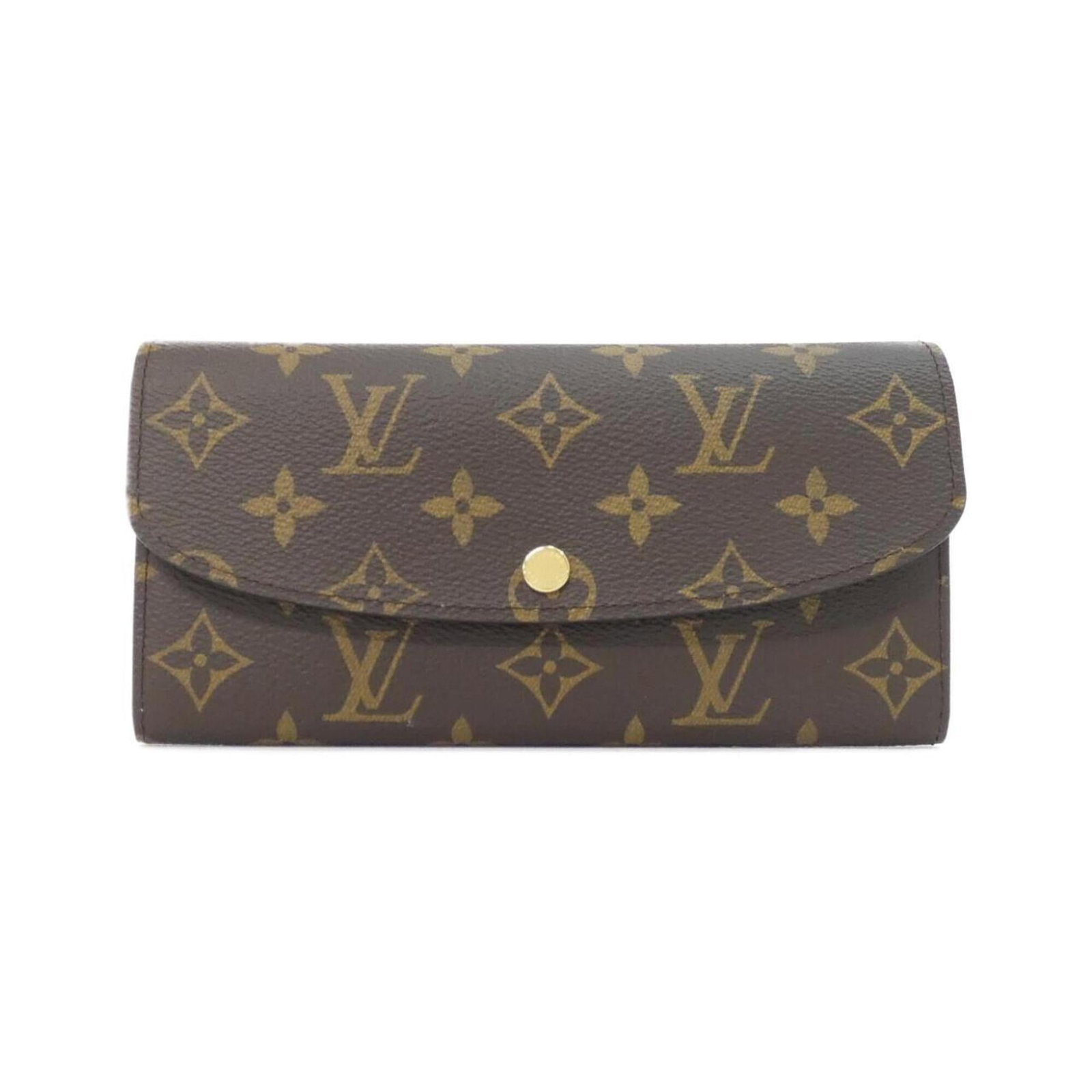 Louis Vuitton Monogram Portefeuille Emilie M61289 Wallet: Louis Vuitton Monogram Portefeuille Emilie M61289 Wallet The Louis Vuitton Monogram Portefeuille Emilie in Marron features a classic design with the iconic monogram pattern. With its coated canvas