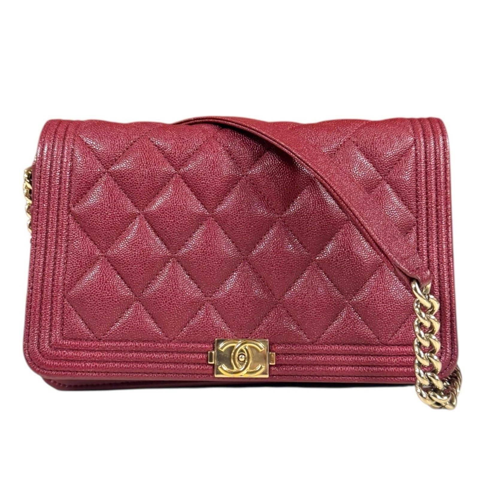 Chanel Chain/Shoulder Wallet Grained Calfskin (1 of 13)