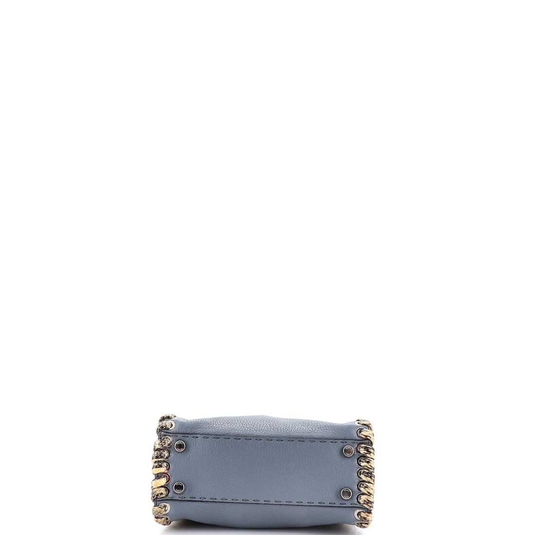 Fendi Peekaboo Bag with Leather Python Whipstitch Mini - 4