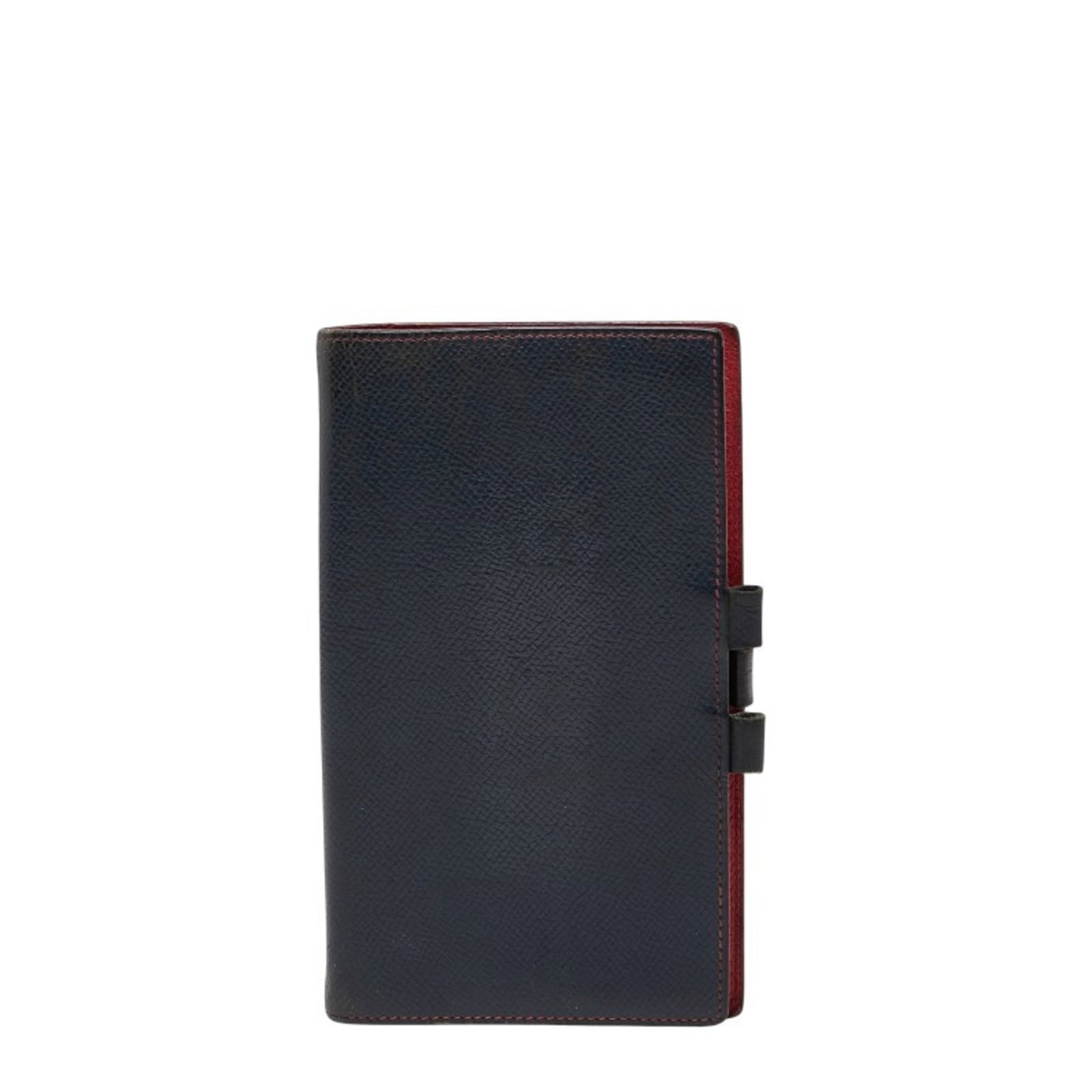 Hermes Agenda Notebook Cover Navy Red Couchbel Women'S Hermes: Hermes Agenda Notebook Cover Navy Red Couchbel Women'S Hermes Navy red leather Courchevel material gives this Hermes Agenda notebook cover a sophisticated and luxurious feel. Traces of usage are visib