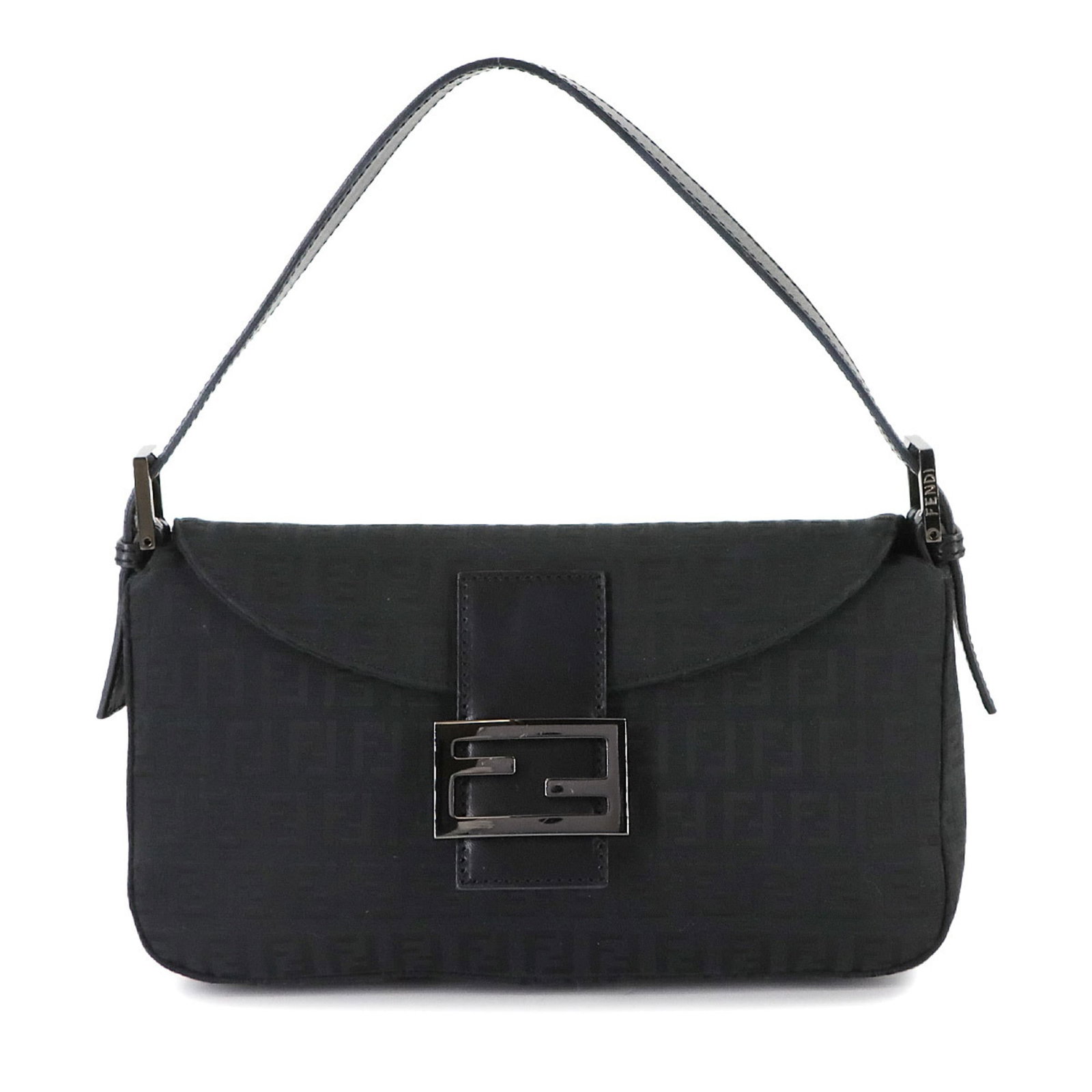 Fendi Baguette Bag Shoulder Bag Canvas Leather (1 of 10)