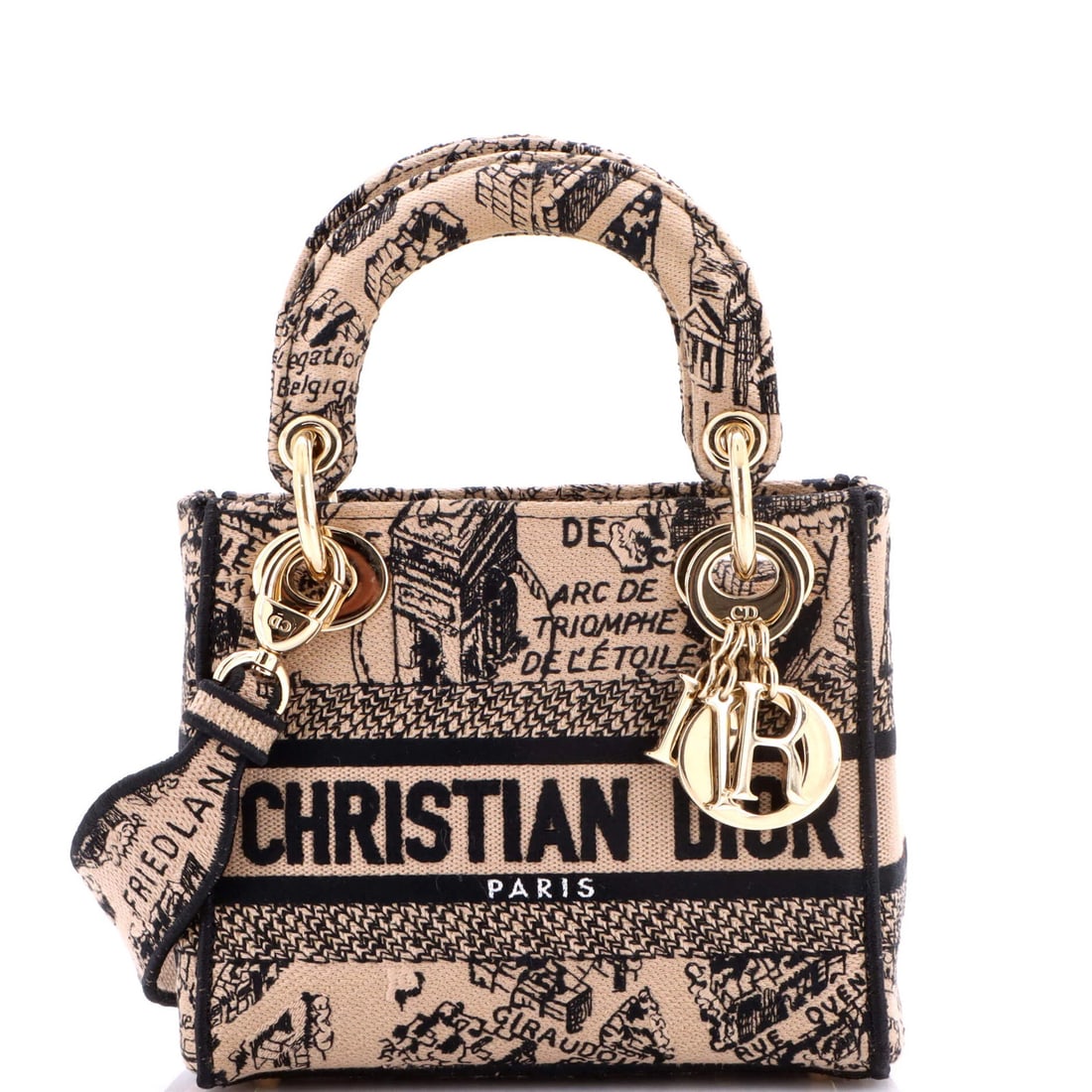 Lady D Lite bag embroidered canvas mini from Dior (1 of 6)
