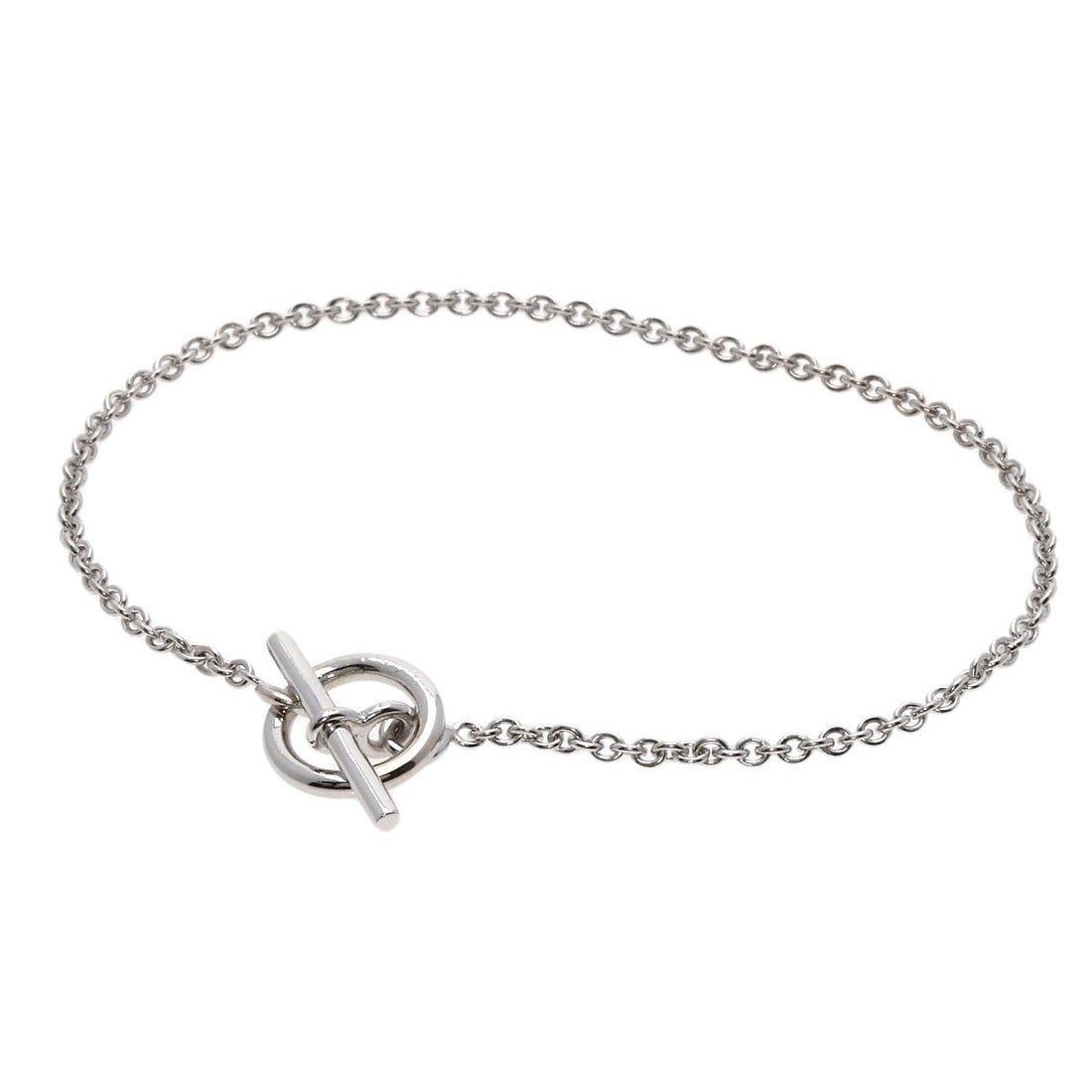 K18 White Gold Hermes Shane Mini Dunkle Bracelet (1 of 5)