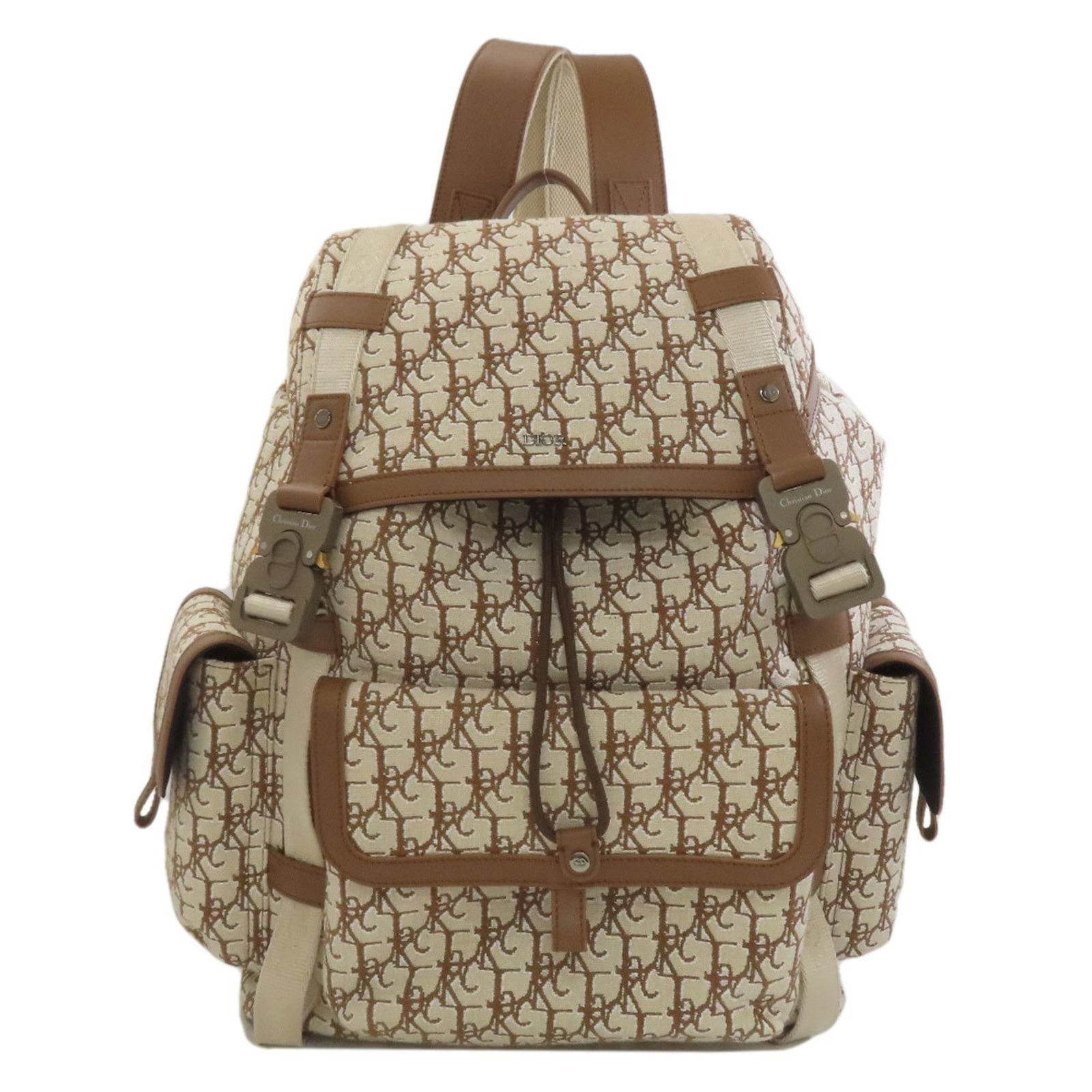 Christian Dior Backpack Canvas: Christian Dior Backpack Canvas The Christian Dior Backpack Canvas in brown offers a stylish and versatile option for daily use. With its canvas material and classic design, this backpack features a sp