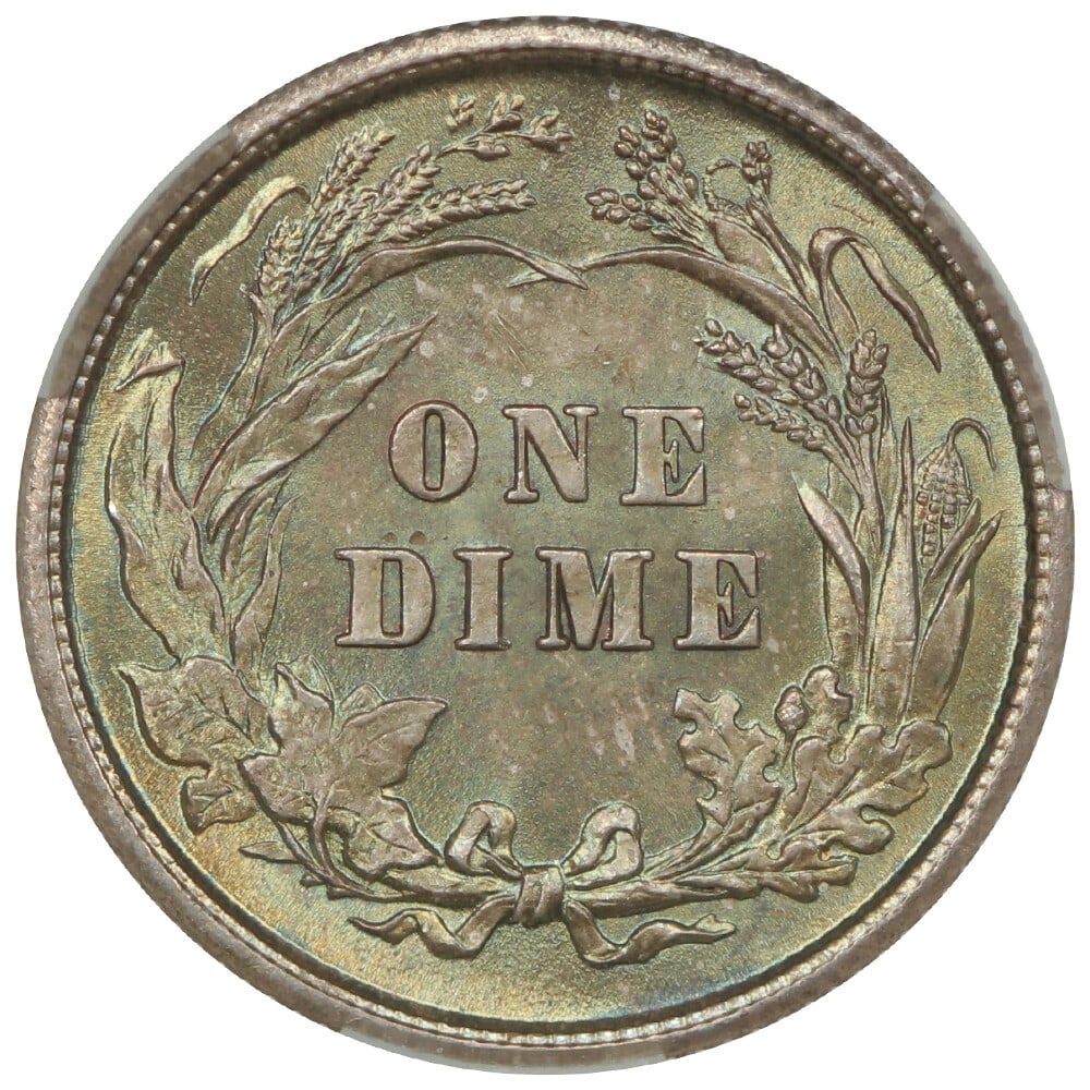 MS66 Barber Dime - 4