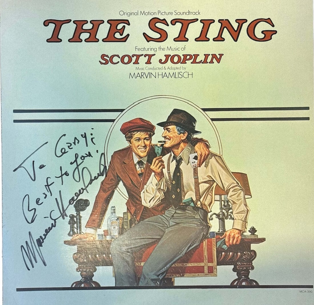 Strict Rules Apply Beckett: Strict Rules Apply Beckett Strict Rules Apply Beckett Autographed Record Album. This Marvin Hamlisch signed album features a personal message in black sharpie, addressed to Gary Best and To You, acros