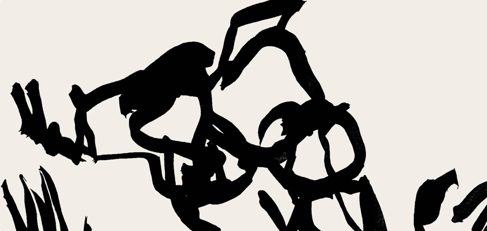 Derrire le miroir composition lithograph - 2