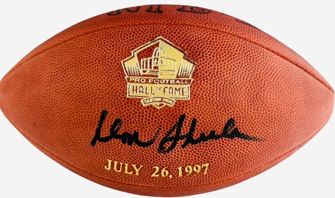 Wilson Official Football by Don Shula JSA: Wilson Official Football by Don Shula JSA Authentic Don Shula signed Wilson Official Football. This JSA authenticated football features a sharpie signature from the legendary coach under the Hall of