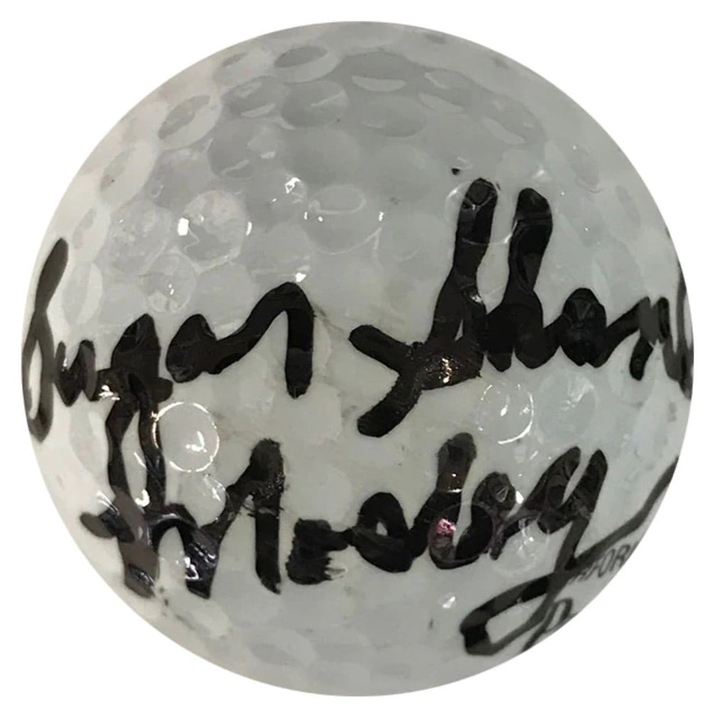 Staff Pro Autographed Sugar Shane Mosley Golf Ball (1 of 2)