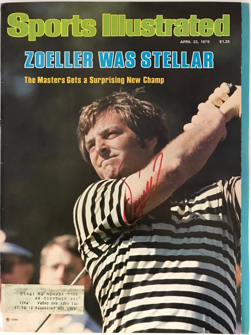 Sports Illustrated Fuzzy Zoeller Autographed April 23 1979: Sports Illustrated Fuzzy Zoeller Autographed April 23 1979 Exceptional Sports Illustrated Fuzzy Zoeller Autographed available for auction. Review complete item specifications below for detailed