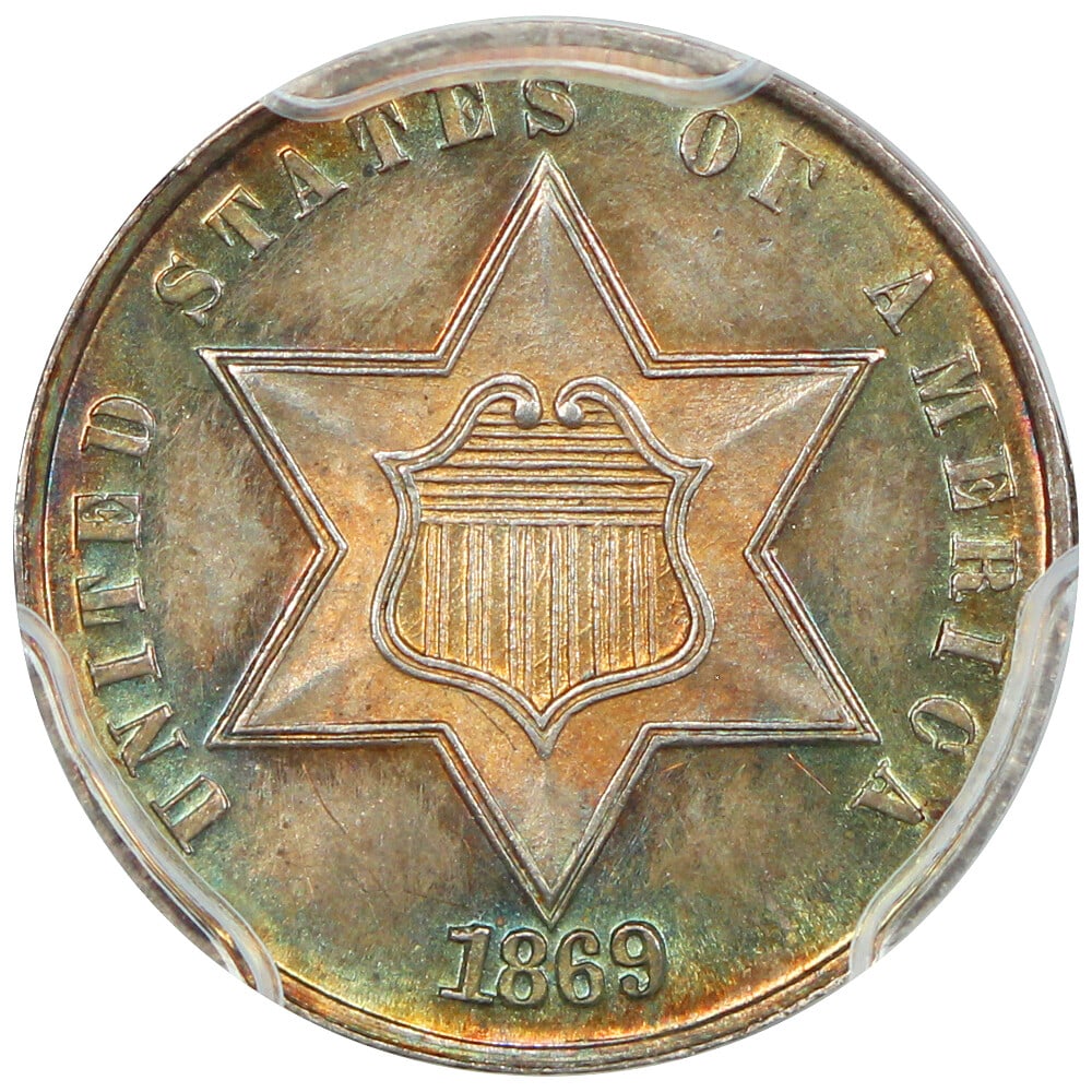 STRICT RULES FOR 3CS PCGS MS64 EXAMPLE - 3