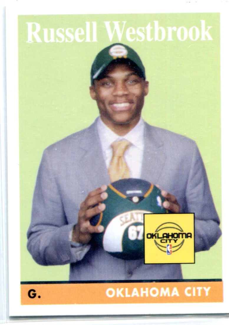 Russell Westbrook Topps 2008 Unsigned Rookie Card: Russell Westbrook Topps 2008 Unsigned Rookie Card Exceptional Russell Westbrook Topps 2008 Unsigned available for auction. Review complete item specifications below for detailed information. Item